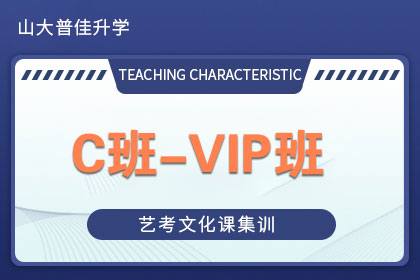 C班-VIP班 山東藝術(shù)生文化課輔導(dǎo)